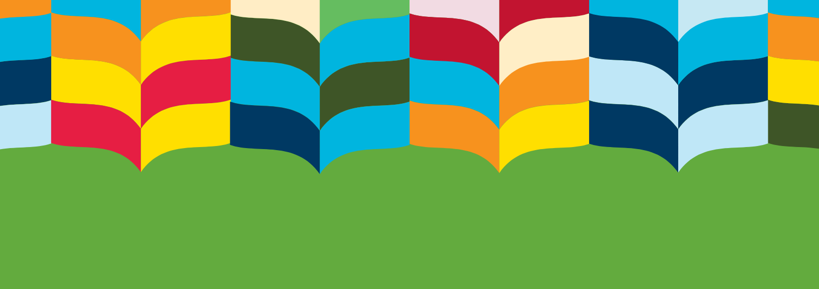 Stylized multicolored LFC logos
