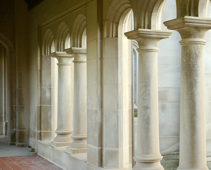 Chapel pillars